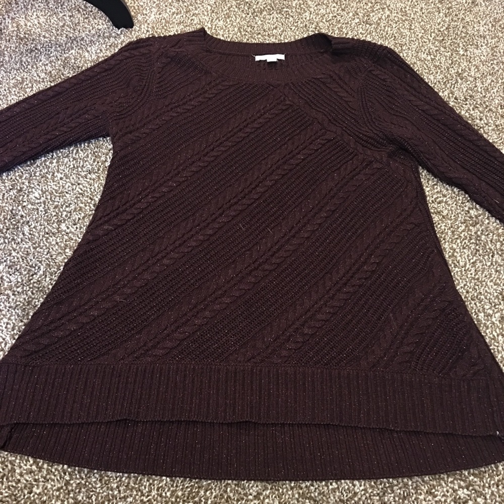 New York and company sparkle sweater sz XL